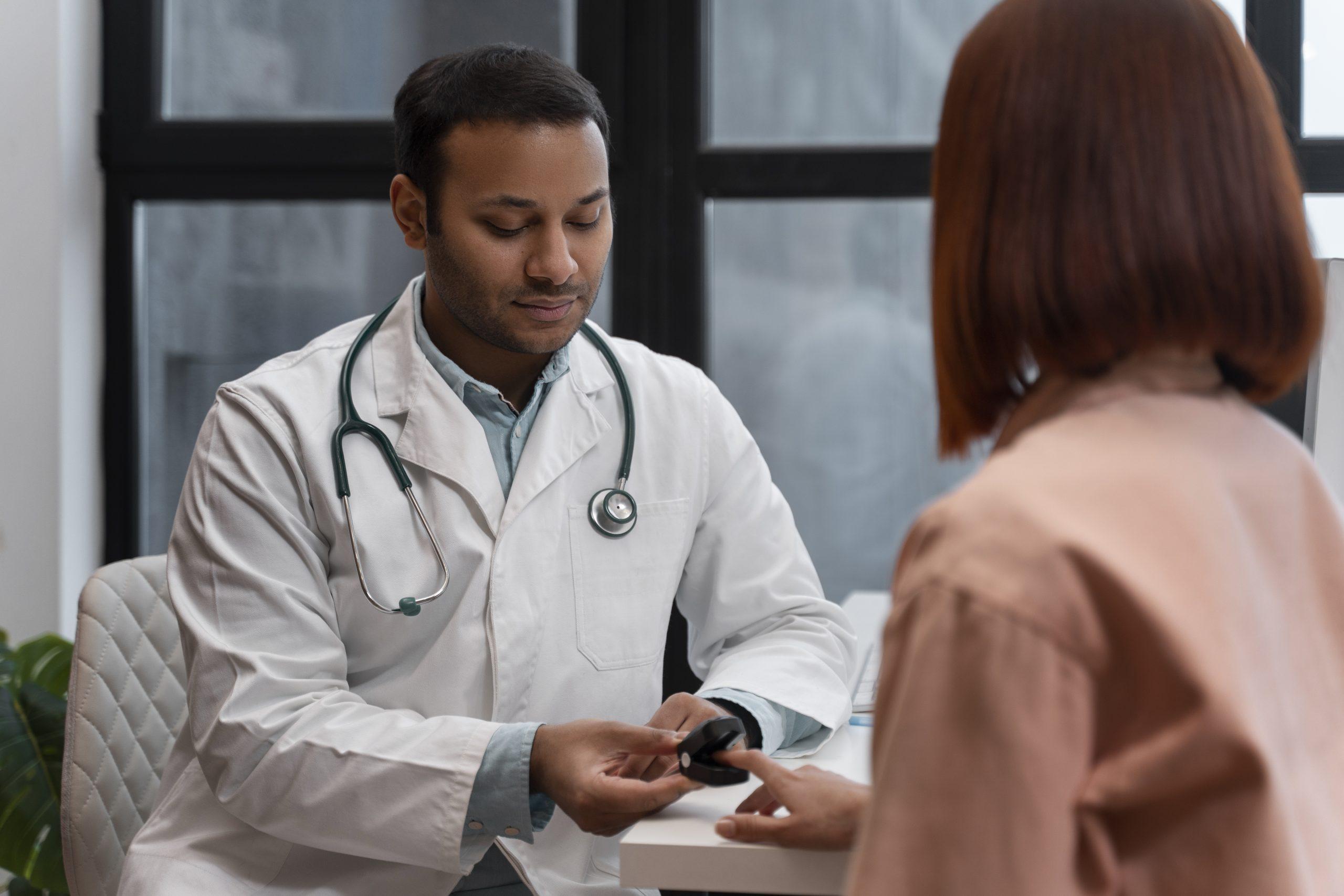 Doctor offering blood in stool treatment in Hyderabad